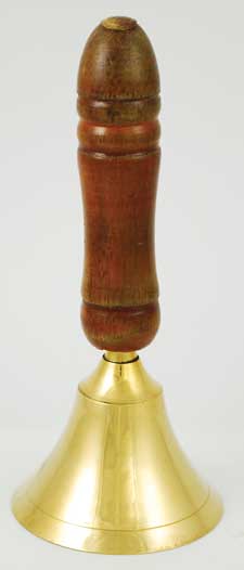 Brass & Wood Altar Bell